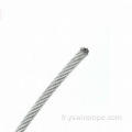 316 ROPE DE CHEUR HAUTE TENSILE ACIER INOXED 7X19